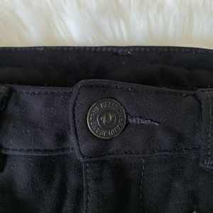 True Religion stretch skinny pant in black